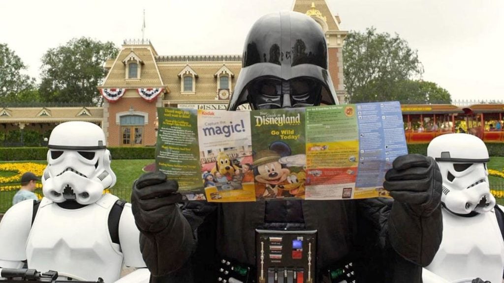 Star Wars characters in Disneyland