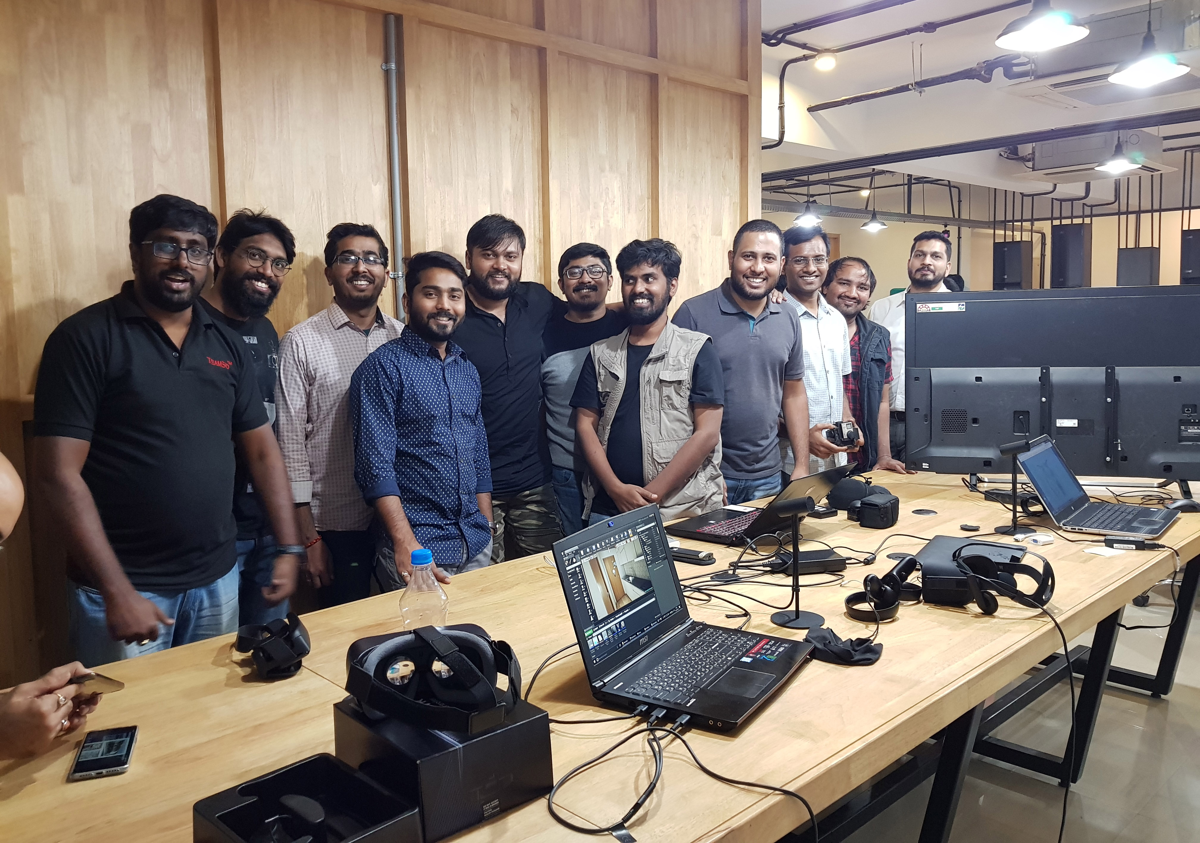 BonfireVR meet-up at Loop Reality office Hyderabad -