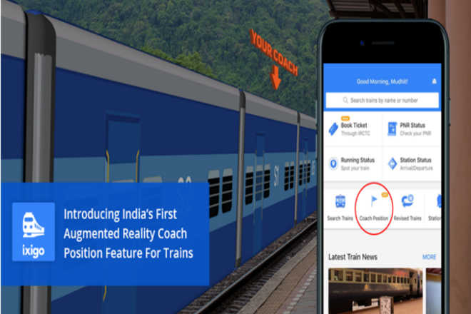 India's First Augmented Reality feature for trains