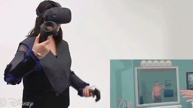 Virtual Reality Jacket by Disney to simulate hugs -