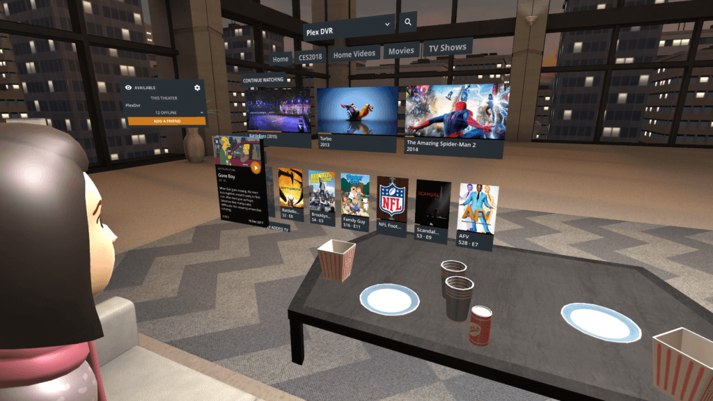 Virtual Reality Movie App