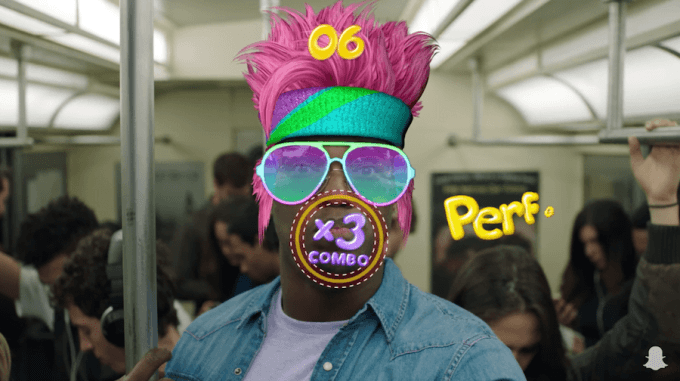 Snapchat gets new Augmented Reality Lenses for gaming -