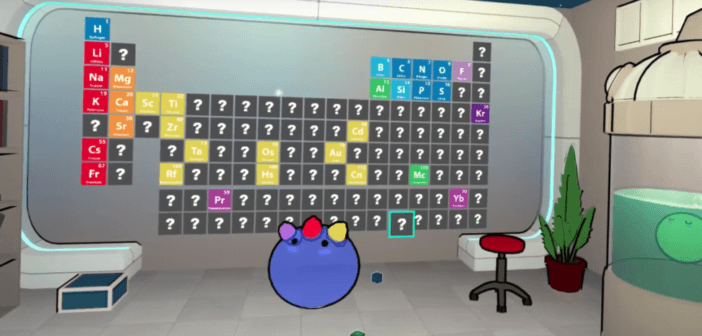 The VR Chemistry game Tablecraft