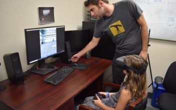 VR simulation teaches children about road safety