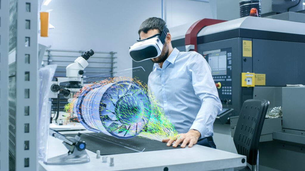 A Case Study for Including Virtual Reality in Traditional Manufacturing -