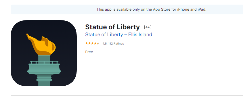 Statue of Liberty AR app