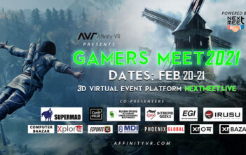 First 3D Virtual Gaming Convention- Gamers Meet 2021 - spaces